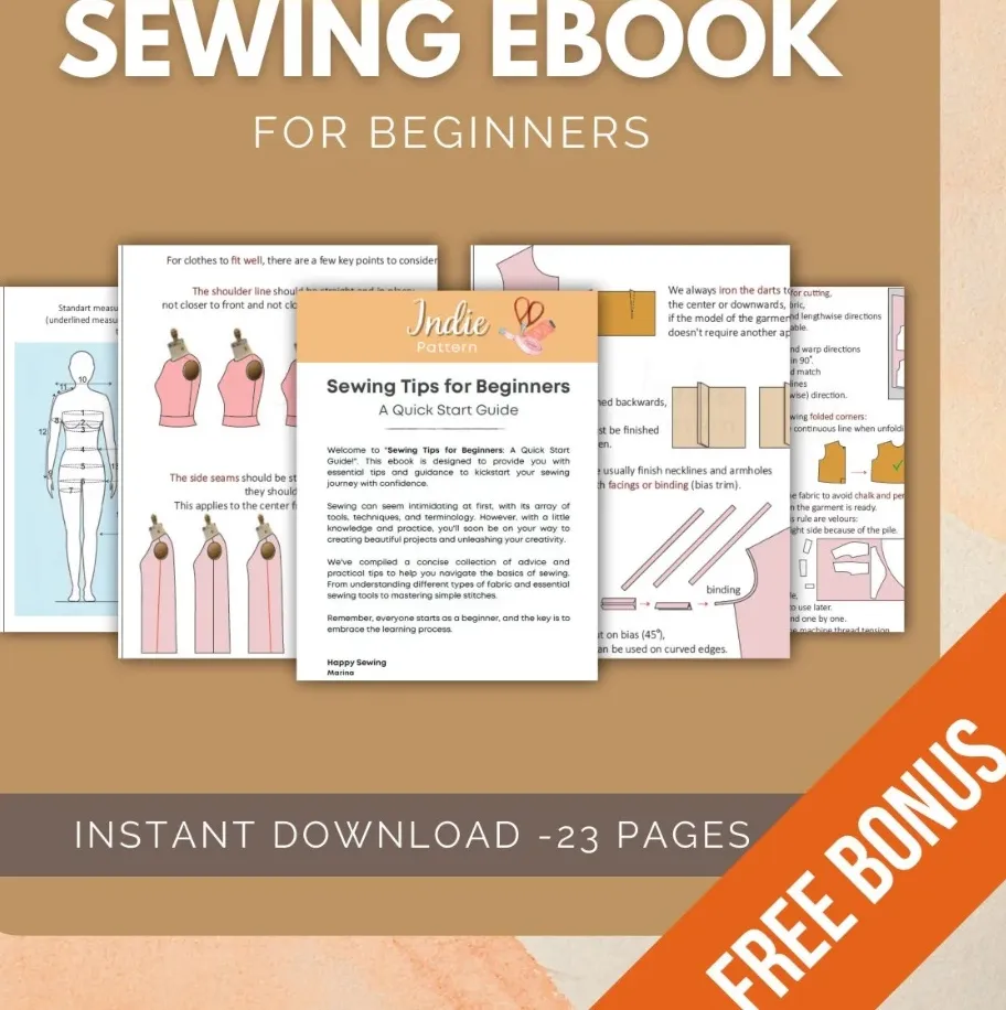 Sewing Ebook for Beginners Cover